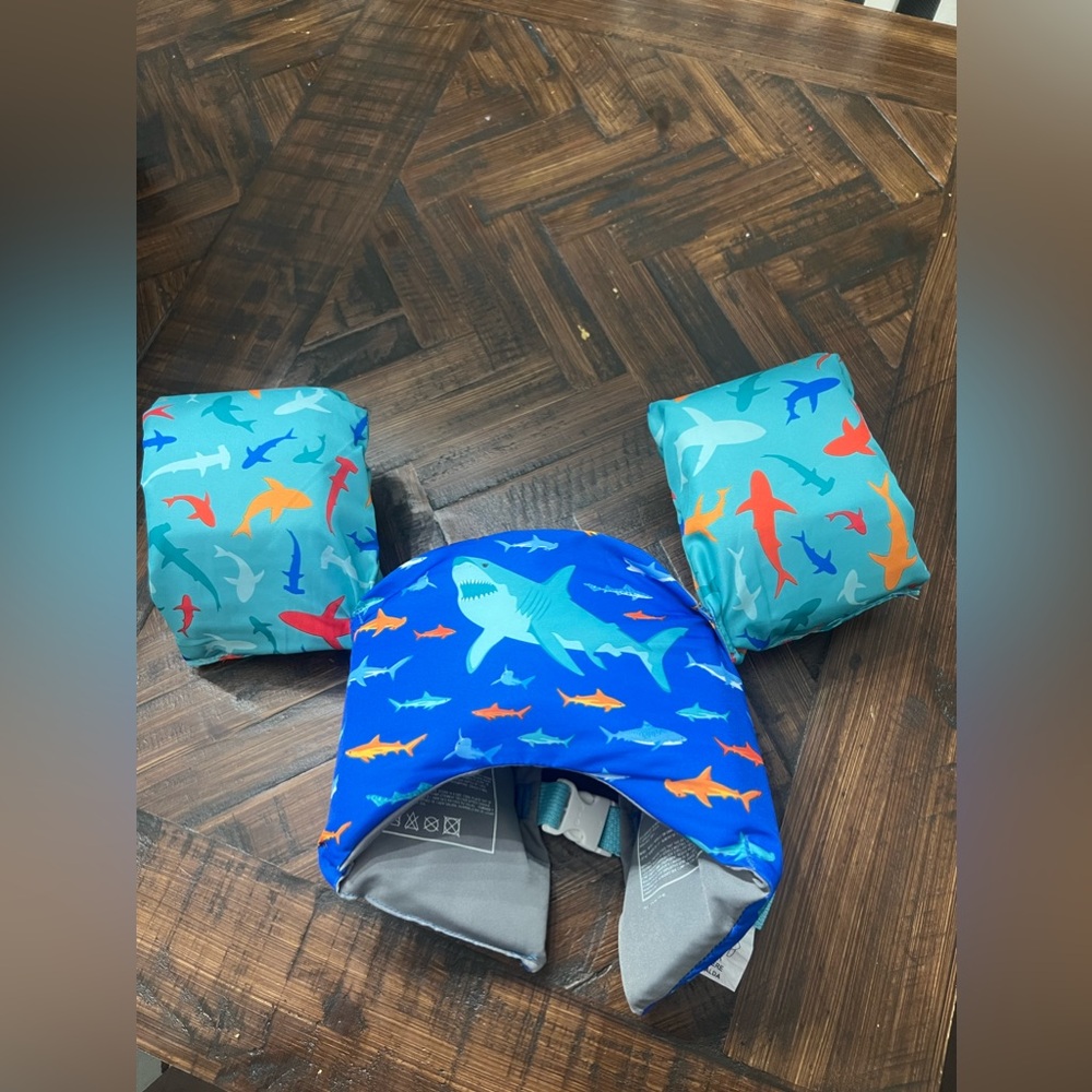 SwimWays Swim Trainer, Life Vest Kids Swim Vest, Arm Floaties